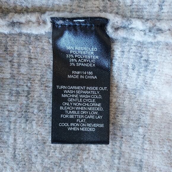 Frye Beige Cream Tribal Aztec Open Sweater Long Cardigan Size XL - Picture 13 of 13